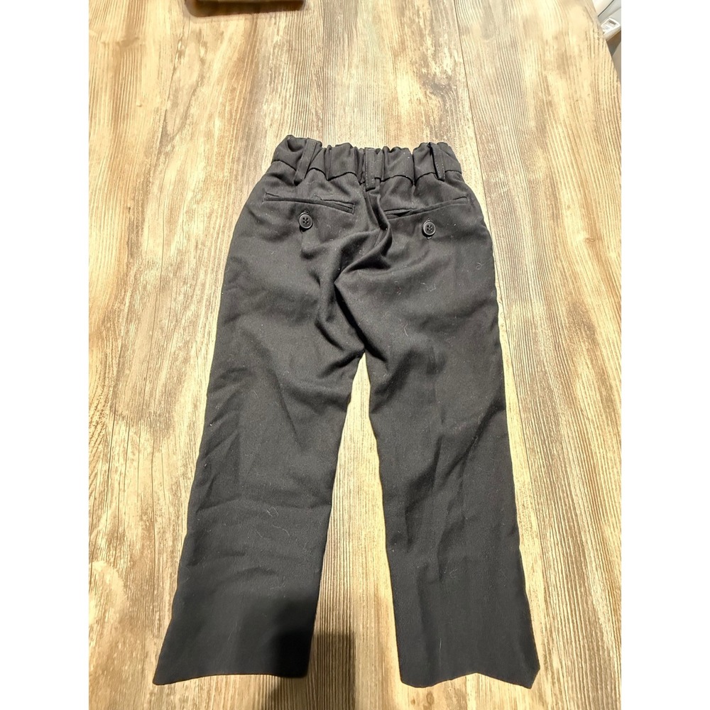 Preppy Appaman Dress Pants Black Viscose Blend Formal Minimalist 3T - Picture 2 of 4